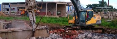 Демонтаж фундамента в юбилейном